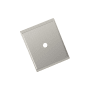Signature Hardware 1-3/8 Inch Cabinet Knob Backplate Satin Nickel
