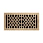 Signature Hardware Antique 8" x 10" Brass Wall Register (11-9/16" x 9-7/16" Overall) Antique Brass