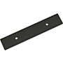 Signature Hardware 3" Center to Center Contemporary Cabinet Pull Backplate Matte Black