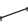 Signature Hardware Orwell 12-5/8 Inch Center to Center Handle Cabinet Pull Matte Black