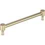 Signature Hardware Orwell 7-9/16 Inch Center to Center Handle Cabinet Pull Golden Champagne
