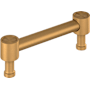 Signature Hardware Orwell 3-3/4 Inch Center to Center Handle Cabinet Pull Brushed Gold