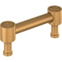 Signature Hardware Orwell 3 Inch Center to Center Handle Cabinet Pull Brushed Gold