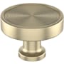 Signature Hardware Orwell 1-3/4 Inch Mushroom Cabinet Knob Golden Champagne