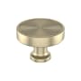 Signature Hardware Orwell 1-3/4 Inch Mushroom Cabinet Knob Golden Champagne