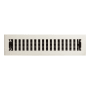Signature Hardware Modern Steel Floor/Wall Register - 2-1/4" x 14" Brushed Nickel