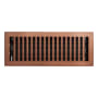 Signature Hardware Modern Steel Floor/Wall Register - 4" x 10" Oil Rubbed Bronze