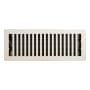 Signature Hardware Modern Steel Floor/Wall Register - 4" x 10" Brushed Nickel