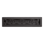 Signature Hardware Old Victorian Steel Floor/Wall Register - 2-1/4"x14" Matte Black