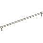 Signature Hardware Lazzara 24 Inch Center to Center Hammered Appliance Pull Satin Nickel