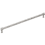 Signature Hardware Lazzara 24 Inch Center to Center Hammered Appliance Pull Polished Nickel