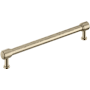 Signature Hardware Lazzara 12 Inch Center to Center Hammered Appliance Pull Golden Champagne