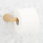 Signature Hardware Elita Wall-Mounted Euro Style Toilet Paper Holder Brushed Gold