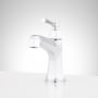 Signature Hardware Elita 1.2 GPM Single Hole Bathroom Faucet with Pop-Up Drain Assembly Chrome