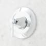 Signature Hardware Elita Pressure Balanced Valve Trim with Lever Handle - Accufit Rough-In Valve Included Chrome