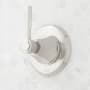 Signature Hardware Elita 6 Function Diverter Valve Trim with Lever Handle and Included Rough In Valve Brushed Nickel