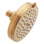 Signature Hardware FundamentALL 6" Round Multifunction 1.75 GPM Shower Head Brushed Gold