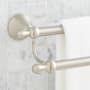 Signature Hardware Traditional 26-3/4" Towel Bar Brushed Nickel