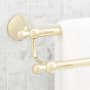 Signature Hardware Traditional 26-3/4" Towel Bar Polished Brass