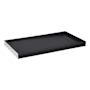 Signature Hardware 60" x 32" Solid Surface Three Wall Shower Base with Single Threshold and Right Drain Matte Black