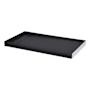 Signature Hardware 60" x 32" Solid Surface Three Wall Shower Base with Single Threshold and Left Drain Matte Black
