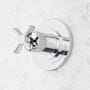 Signature Hardware Vassor Single Handle Volume Control Valve Trim Chrome