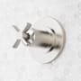 Signature Hardware Vassor Single Handle Volume Control Valve Trim Brushed Nickel
