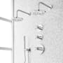 Signature Hardware Vassor Thermostatic Shower System with Dual Rainfall Shower Heads, Hand Shower, Shower Arm, Hose, and Valve Trim - Rough-In Valve Included Chrome