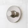 Signature Hardware Lentz Thermostatic Valve Trim Only with Knob Handle - Less Rough-In Valve Brushed Nickel