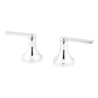 Signature Hardware Lentz Lever Roman Tub Faucet Handles Chrome