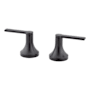 Signature Hardware Lentz Lever Roman Tub Faucet Handles Matte Black