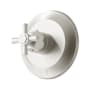 Signature Hardware Cross Handle for Elita Thermostatic Valve Trim Brushed Nickel