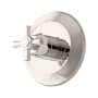 Signature Hardware Cross Handle for Elita Thermostatic Valve Trim Polished Nickel