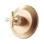 Signature Hardware Cross Handle for Elita Thermostatic Valve Trim Brushed Gold