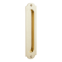 Signature Hardware Gambon 8-1/4" Center to Center Single Door Pull Polished Brass