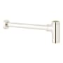 Signature Hardware 1-1/4" x 1-1/4" Contemporary Bottle Trap With Box Flange Polished Nickel