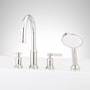 Signature Hardware Greyfield Deck Mounted Roman Tub Filler with Hand Shower - Less Rough-In Valve Polished Nickel