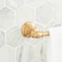 Signature Hardware Beasley 18" Towel Bar Brushed Gold