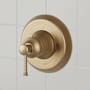 Signature Hardware Beasley Thermostatic Valve Trim - 3/4" Rough-In Valve Included Aged Brass