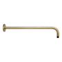 Signature Hardware Contemporary 17-5/8" Wall Mounted Shower Arm Aged Brass