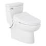 Signature Hardware Brinstead 1.28 GPF One Piece Elongated Toilet - ADA Compliant, Bidet Seat Included Brushed Nickel