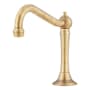 Signature Hardware Marceau 1.2 GPM Widespread Bathroom Faucet with Drain Assembly - Less Handles Aged Brass
