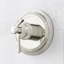 Signature Hardware Marceau Dual Control Pressure Balanced Valve Trim with Lever Handle - Less Rough-In Valve Polished Nickel