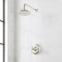 Signature Hardware Marceau Pressure Balanced Shower Only Package with Lever Handle - Accufit Rough-In Valve Included Polished Nickel