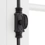 Signature Hardware Aldemer 2 Inch Tall Cabinet Cremone Security Bolt Matte Black