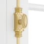 Signature Hardware Aldemer 6 Inch Tall Window Cremone Security Bolt Satin Brass