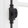 Signature Hardware Helmina 9 Inch Tall Door Cremone Security Bolt Matte Black