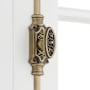 Signature Hardware Helmina 9 Inch Tall Door Cremone Security Bolt Antique Brass