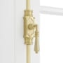 Signature Hardware Romlain 2 Inch Tall Cabinet Cremone Security Bolt Satin Brass
