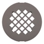 Signature Hardware Modern Snap-In Shower Drain Strainer Gunmetal